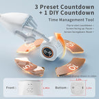 VEWINGL Cube Productivity Timer, 5/10/25/DIY Min Presets + Count-Up Mode - Image 2