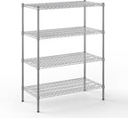 Regal Altair 21" Deep x 42" Wide x 54" Height Wire Shelving Kit | 4-Tier | NSF