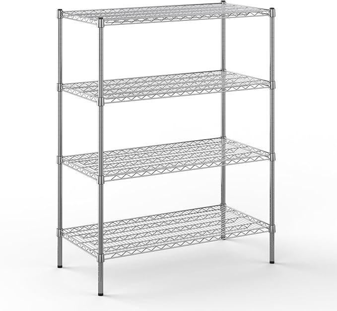 Regal Altair 21" Deep x 42" Wide x 54" Height Wire Shelving Kit | 4-Tier | NSF by Regal+Altair