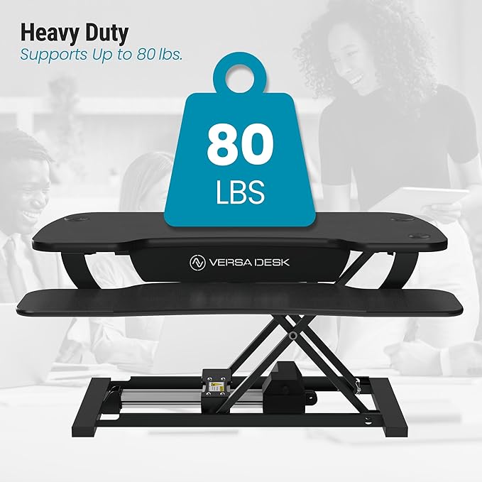 VERSADESK PowerPro™ 36 Inch Electric Standing Desk Converter, Height Adjustable - Image 7