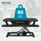 VERSADESK PowerPro™ 36 Inch Electric Standing Desk Converter, Height Adjustable - Image 7