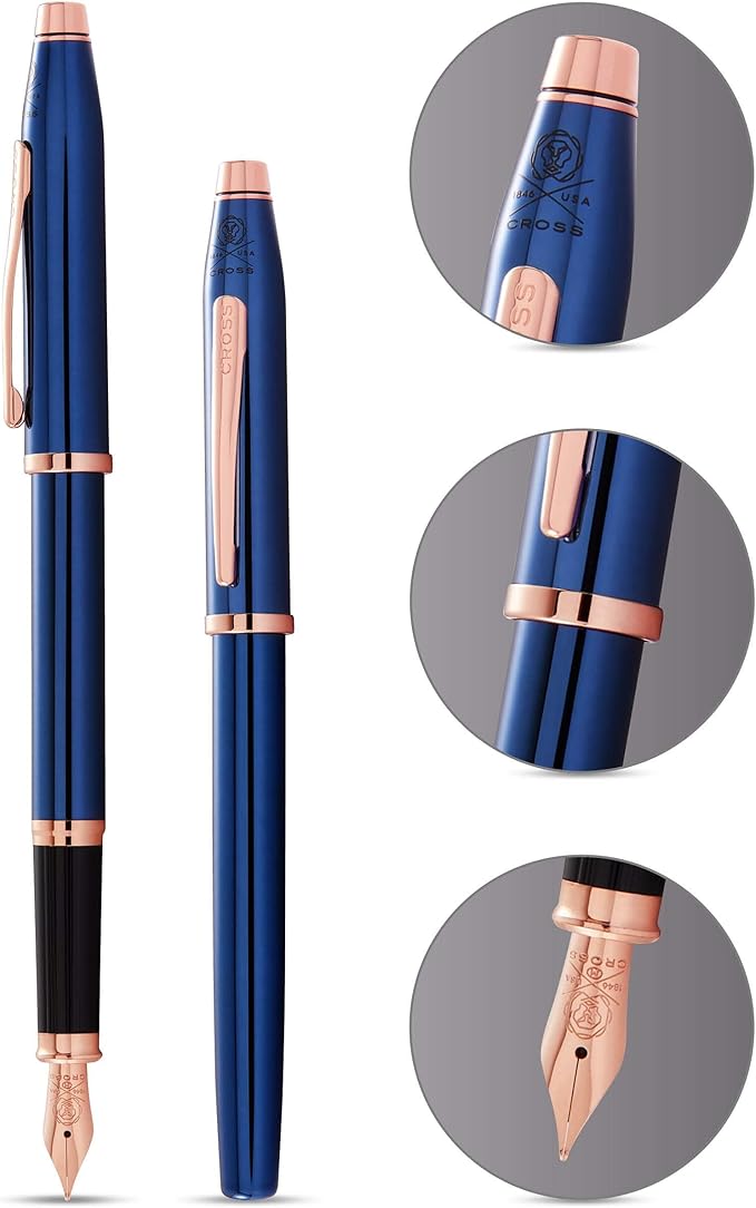 Cross Century II Refillable Fountain Pen, Fine Nib, Includes Luxury Gift Box - Image 2