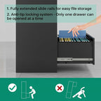 Letaya 5 Drawer File Cabinet - Image 5