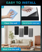 4Pack Fiberglass Acoustic Panels, Self Adhesive Sound Proof Foam Panels - Image 8