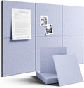 Fluxynara Large Felt Bulletin Board 36" x 24" Cork Board Alternative-6 Pack by FLUXYNARA