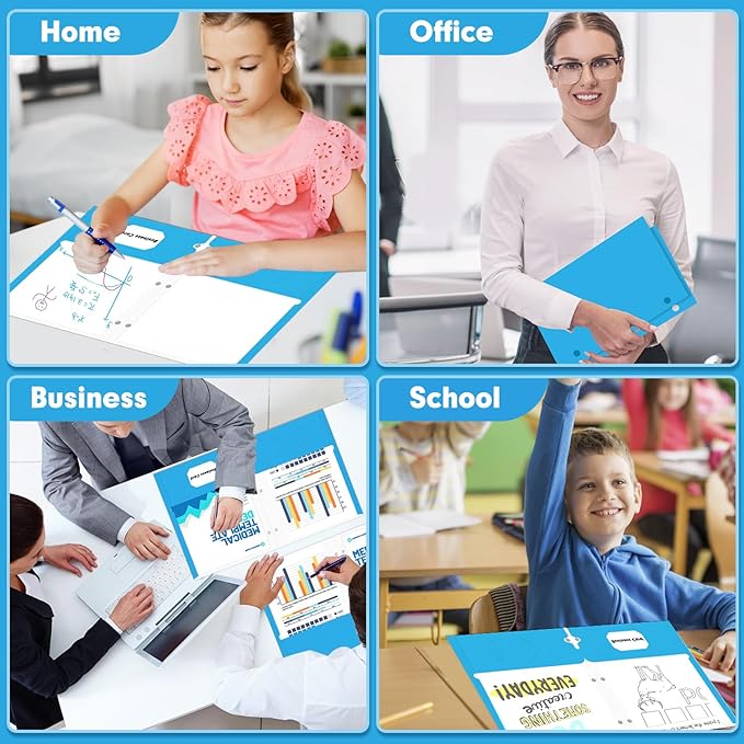 Two Pocket Portfolio Folders, PANDRI 60 Pack 3 Hole Punched 2 Pocket Folders - Image 7