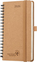 POPRUN 2026 Recycled Weekly Planner 12 Months Pocket Size by POPRUN