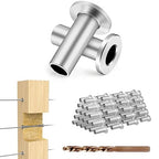 BLIKA 80 Pack Stainless Steel Protector Sleeves by BLIKA