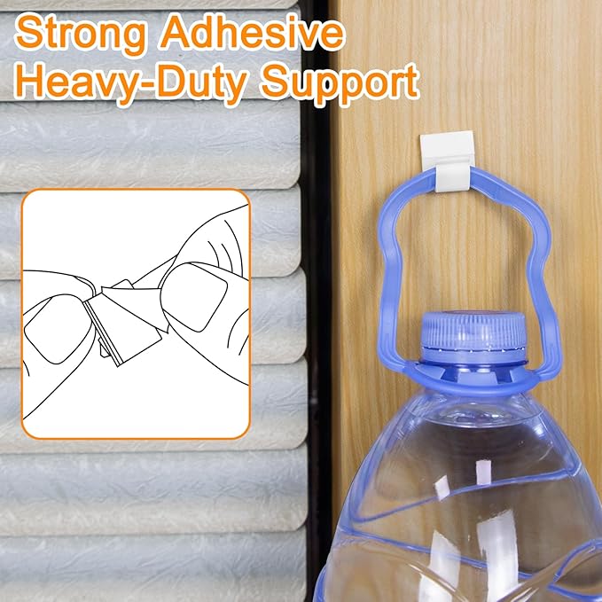 SOULWIT 50 Pcs Self Adhesive Cable Management Clips, Cable Organizers Sticky - Image 4
