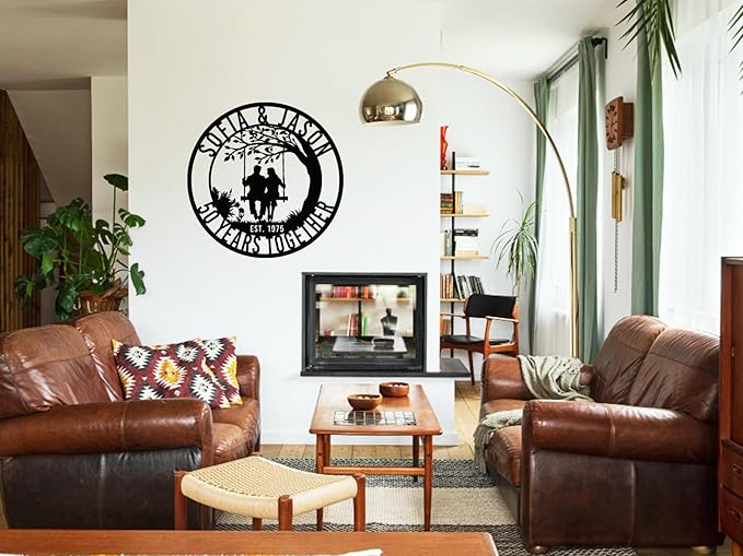 Efcustomgifts Personalized 50th Anniversary Metal Signs - Image 4