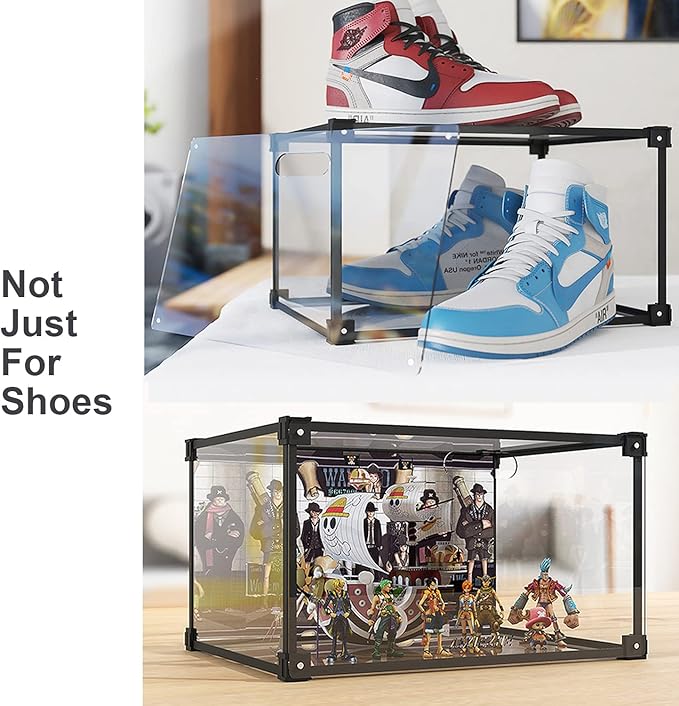 KOKOIN Transparent Plastic Storage Clear Shoe Display Case Box Organizer - Image 5