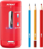 AFMAT Electric Pencil Sharpener, Fully Automatic Pencil Sharpener, Auto in & Out by AFMAT
