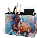 Famame Watercolor Horse Colorful Animal Pencil Holder - Image 2