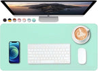 SUJAYU Dual Sided PU Leather Desk Pad, Mouse Pad, Office Desk Mat, Non-Slip by SUJAYU