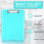 Sooez Clipboards with Storage, High Capacity Clip Boards 8.5x11 with Storage - Image 4