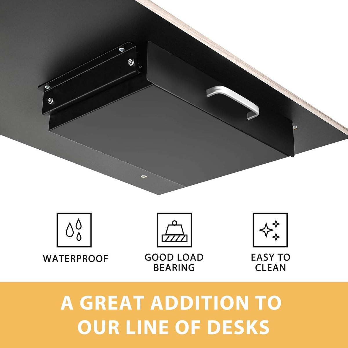 Gome Under Desk Pull-Out Drawer - Storage Organizer Office Mounted, Easy Slid...