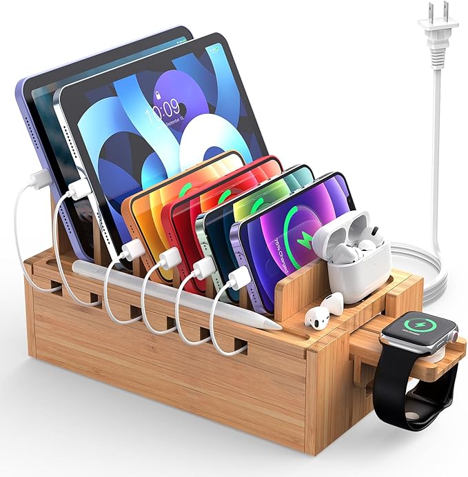 Pezin & Hulin Bamboo Charging Station by PezinHulin