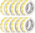 Perco Metallic Gold 1-Inch Perforated Circle Dot Sticker Labels — 10 Rolls