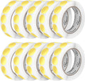 Perco Metallic Gold 1-Inch Perforated Circle Dot Sticker Labels — 10 Rolls by Perco