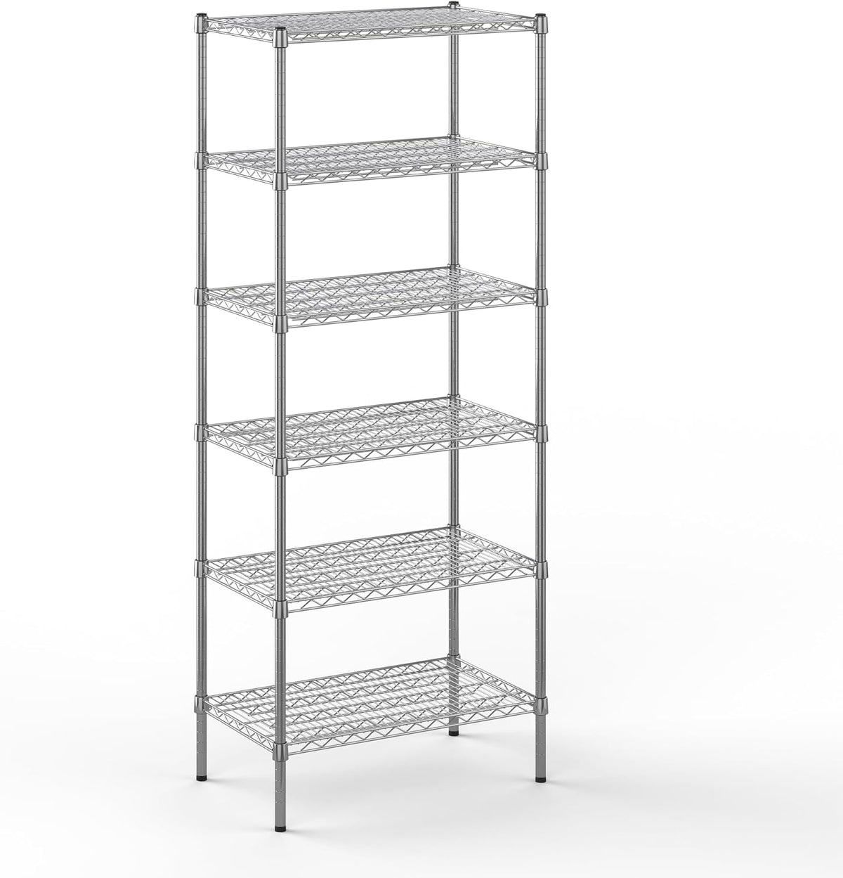 Regal Altair 18" Deep x 30" Wide x 74" Height Wire Shelving Kit | 6-Tier | NSF