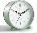Analog Alarm Clock, 4 inch Super Silent Non Ticking Small Clock by JALL