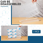 Dunzoom Business Card Holder for Desk 9 Slots Clear Gift Card Display Acrylic - Image 2