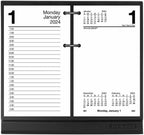 At-a-Glance Loose-Leaf Desk Calendar Base for 3.5 x 6 Inch Page Size, Black (E17-00)