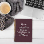 OXW Burgundy Notebooks for Work, Employee Appreciation Gifts, Leadership Gifts - Image 7