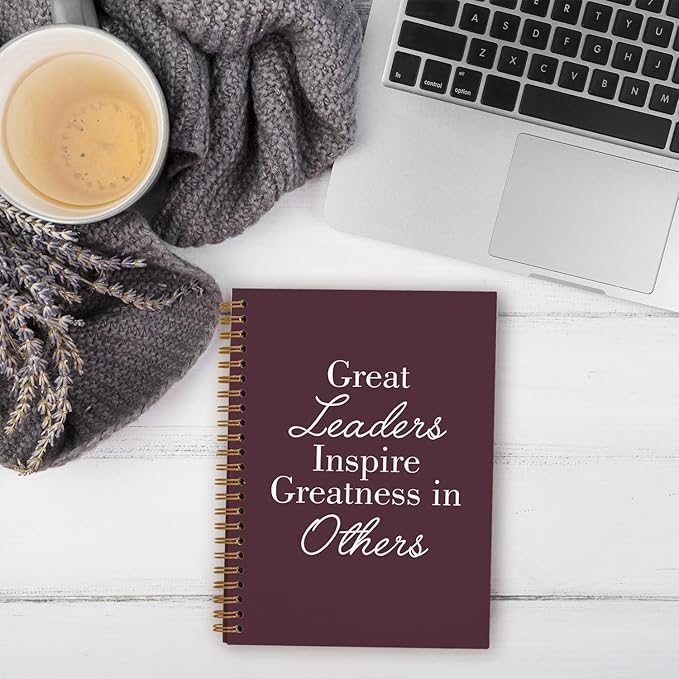 OXW Burgundy Notebooks for Work, Employee Appreciation Gifts, Leadership Gifts - Image 7