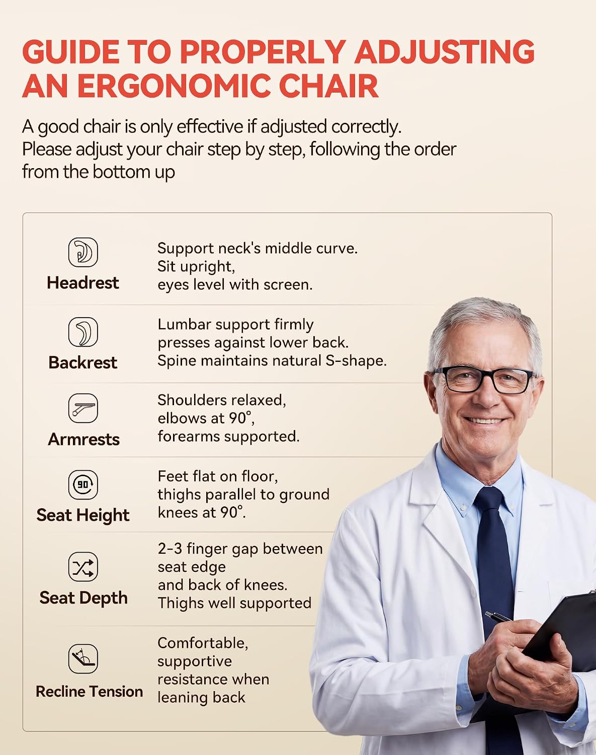 sihoo b100 pro ergonomic mesh office chair with, view 9