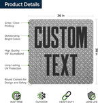 Custom Sign, Custom Street Sign, 11 Font Colors, 13 Font Styles, 4 Hole Options - Image 6