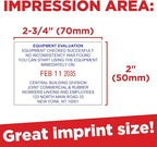 Mark 2000 5480 Professional Self Inking Date Stamp - Image 3