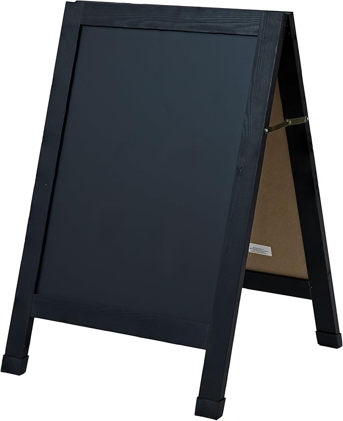Sunnydaze Magnetic A-Frame Chalkboard Sign - Image 6