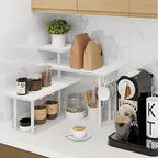 Homode Kitchen Countertop Organizer Corner Shelf, Bathroom Counter Organizers - Image 7
