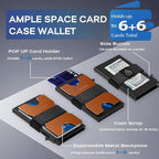 RUNBOX Slim Card Holder Wallet for Men, Minimalist RFID Blocking Wallet - Image 2