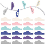 Nearockle 24Pcs Cable Labels for Organizing Wires and Identification, Upgraded by ELECTRONICSORGANIZATION