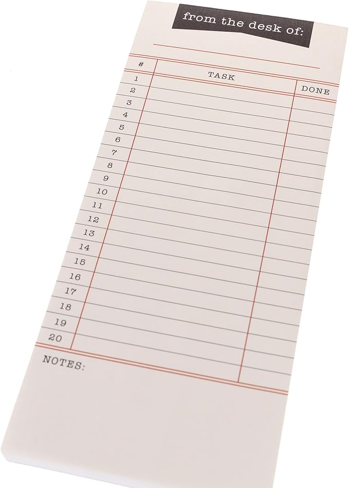 Graphique Library Card Magnetic Notepad | 100 Tear-Away Sheets | Grocery - Image 2
