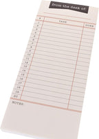 Graphique Library Card Magnetic Notepad | 100 Tear-Away Sheets | Grocery - Image 2
