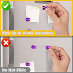 VNDUEEY 16 Pack Purple Fridge Magnets, Refrigerator Magnets Strong Whiteboard - Image 4
