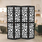 VINGLI 70'' H Room Divider, Non-Woven Fabric Privacy Screen, Indoor Partition - Image 8