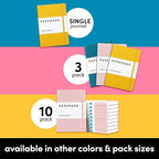 PAPERAGE Lined Journal Notebook, 10 Pack, 160 Pages, Medium 5.6 in x 8 in - Image 9