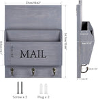 DLQuarts Mail Organizer with Key Holder - Image 5