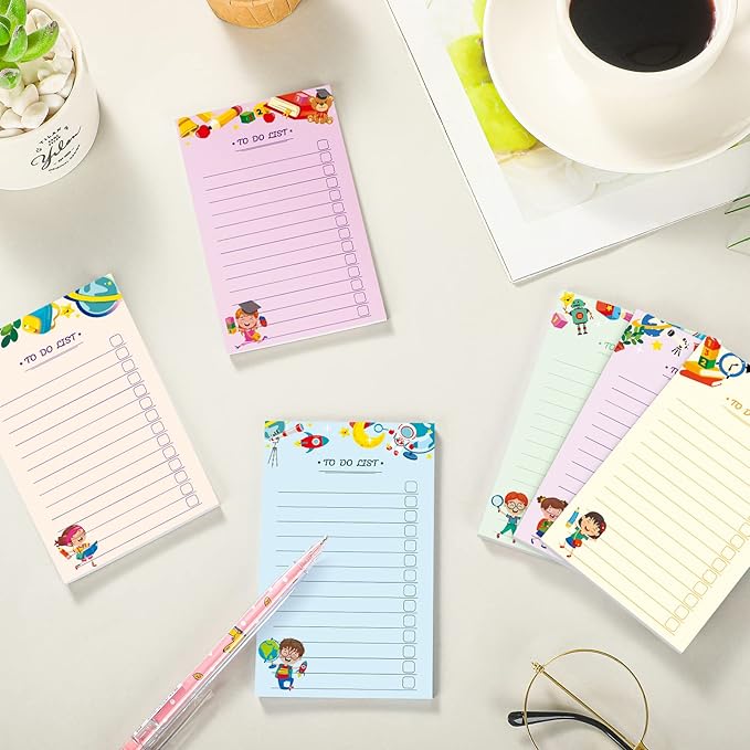 300 Sheets to Do List Notepad Daily Checklist Sticky Notes Cute Undated Memo - Image 5