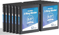 SUNEE 3 Ring Binders 1/2 Inch 12 Pack by SUNEE