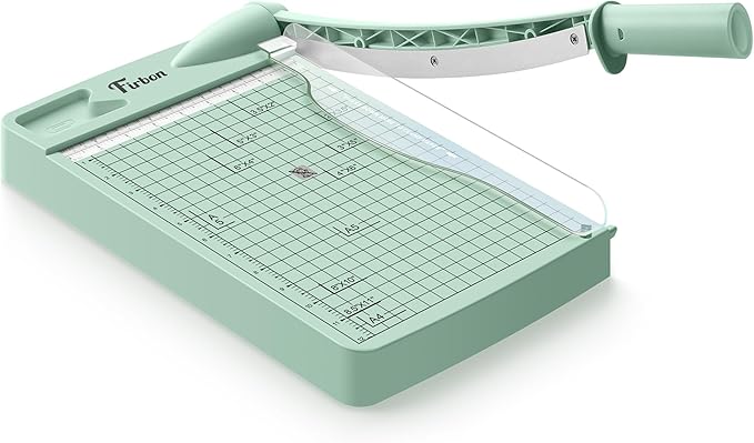 Firbon 12" Guillotine Paper Cutter, Heavy Duty 12-Sheet Capacity Trimmer by Firbon