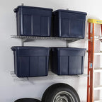 Rubbermaid 18 GAL 6 Pack Garage Storage Bins - Image 2