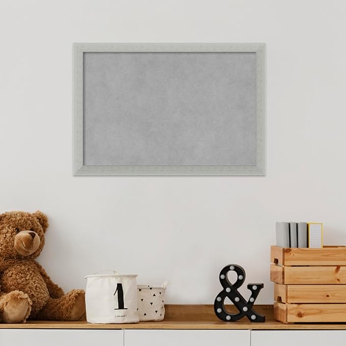 Amanti Art Silver Framed Magnetic Board 14x20 Small Vision Board - Image 5