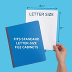 10 Blue Classification Folders - Image 3