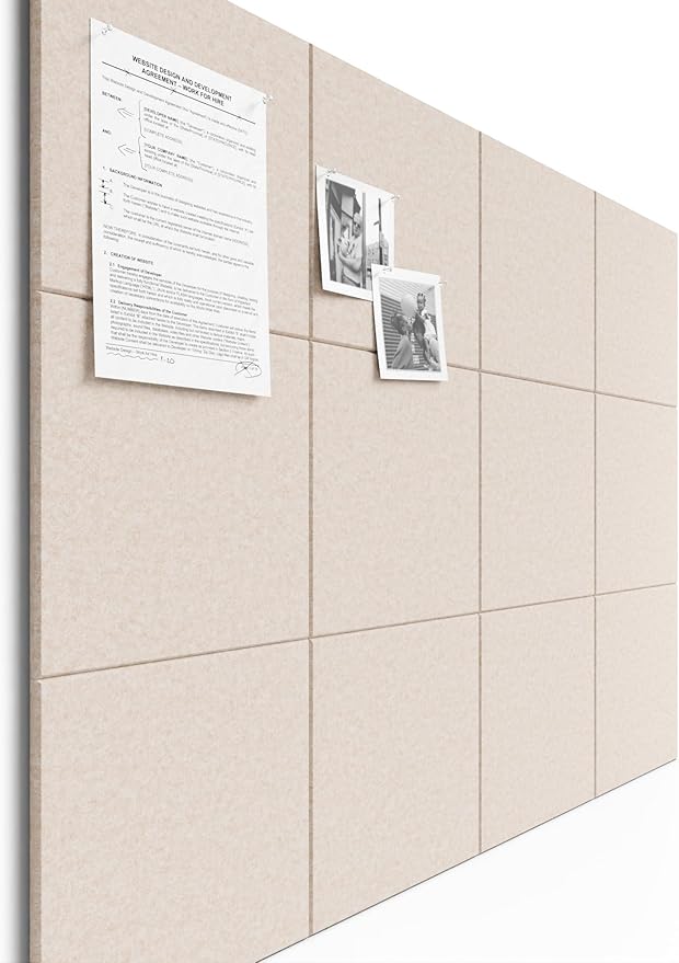 Bumusty Large Cork Board 47"x35" Alternative by Bumusty