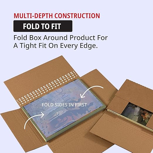 Tape Logic TLM1291 Easy-Fold Mailers, 12 1/8" x 9 1/8" x 1" - Image 3